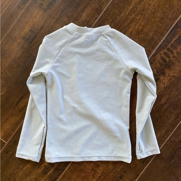 Jamie Kay Rashguard Rashvest Light Gray Neutral Shirt Size Baby Toddler 1Y - Picture 3 of 3